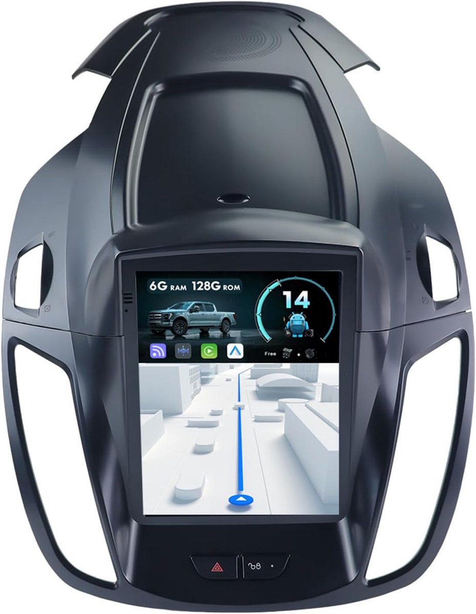 Auto Radio - Multimedia Systeem - Navigatie Muziek - Android 14 IPS - 9.7 Inch