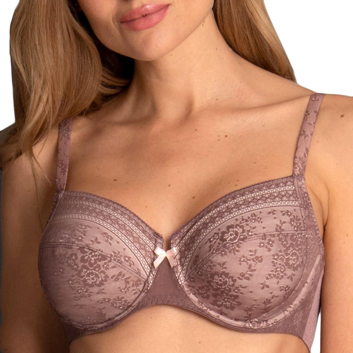 Beugelbeha Dames - Lingerie Ondersteuning - Dagelijks Draagcomfort - Verstelbare Bandjes - 95J - Bessen