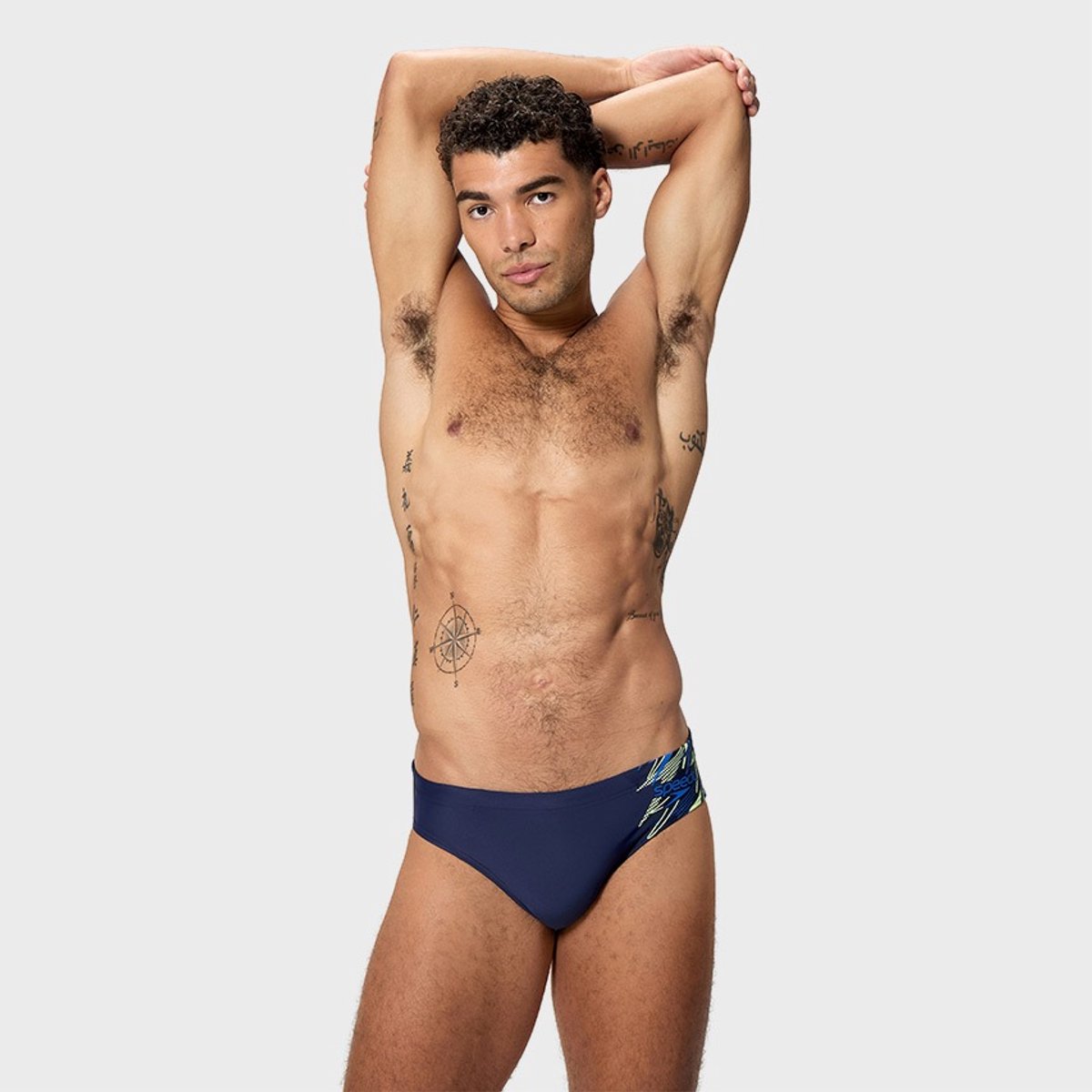 SPEEDO - medley logo brief 7cm - Zwembroek kort heren - Donkerblauw — afbeelding 3