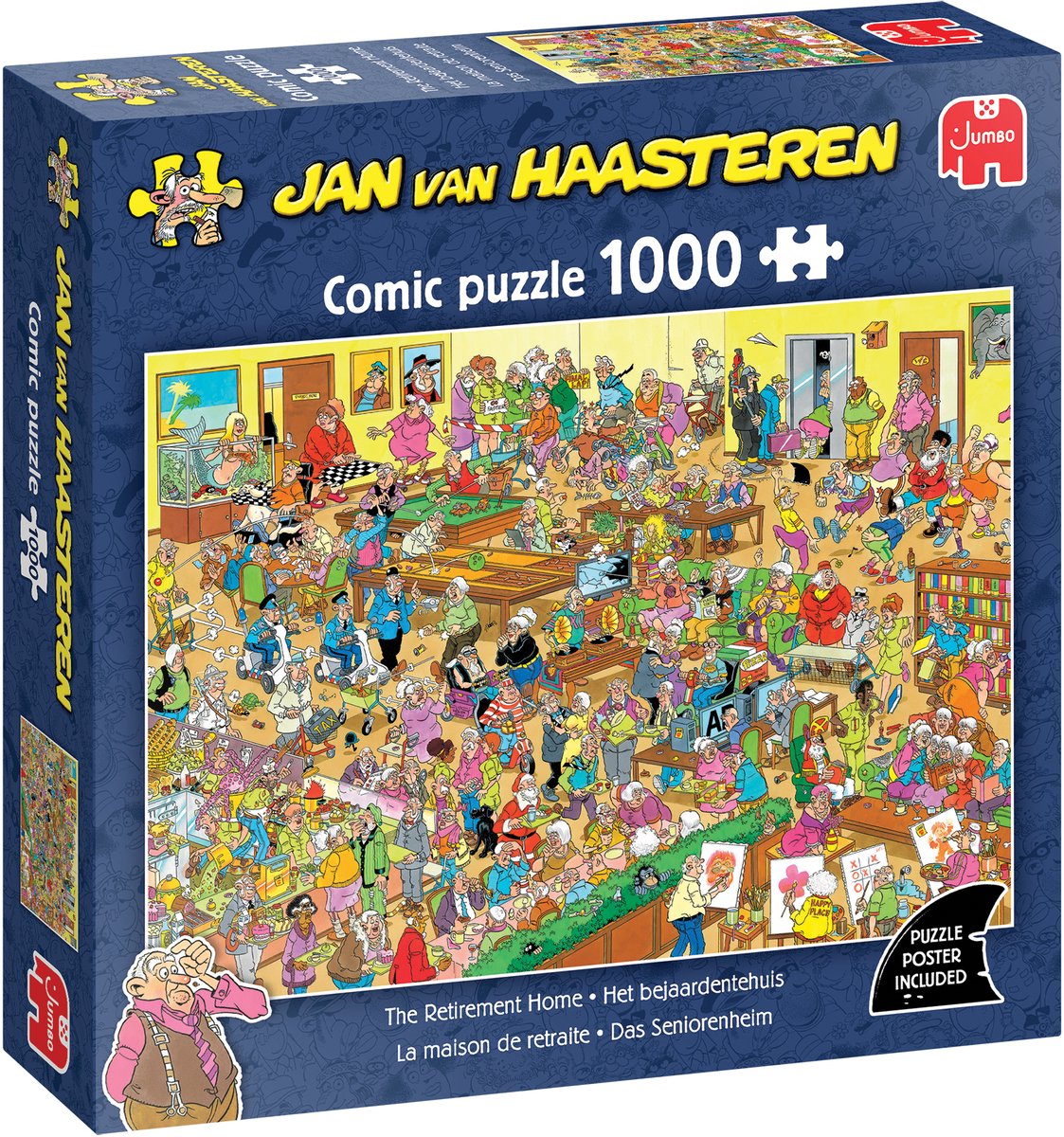 Bol.com Jan van Haasteren - Het Bejaardentehuis - 1000 stukjes puzzel - Legpuzzel aanbieding