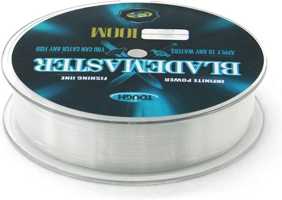 Sterke Nylon Vislijn Monofilament (0.35mm, 100m) Transparant Hoge Treksterkte van Merkloos — afbeelding 4