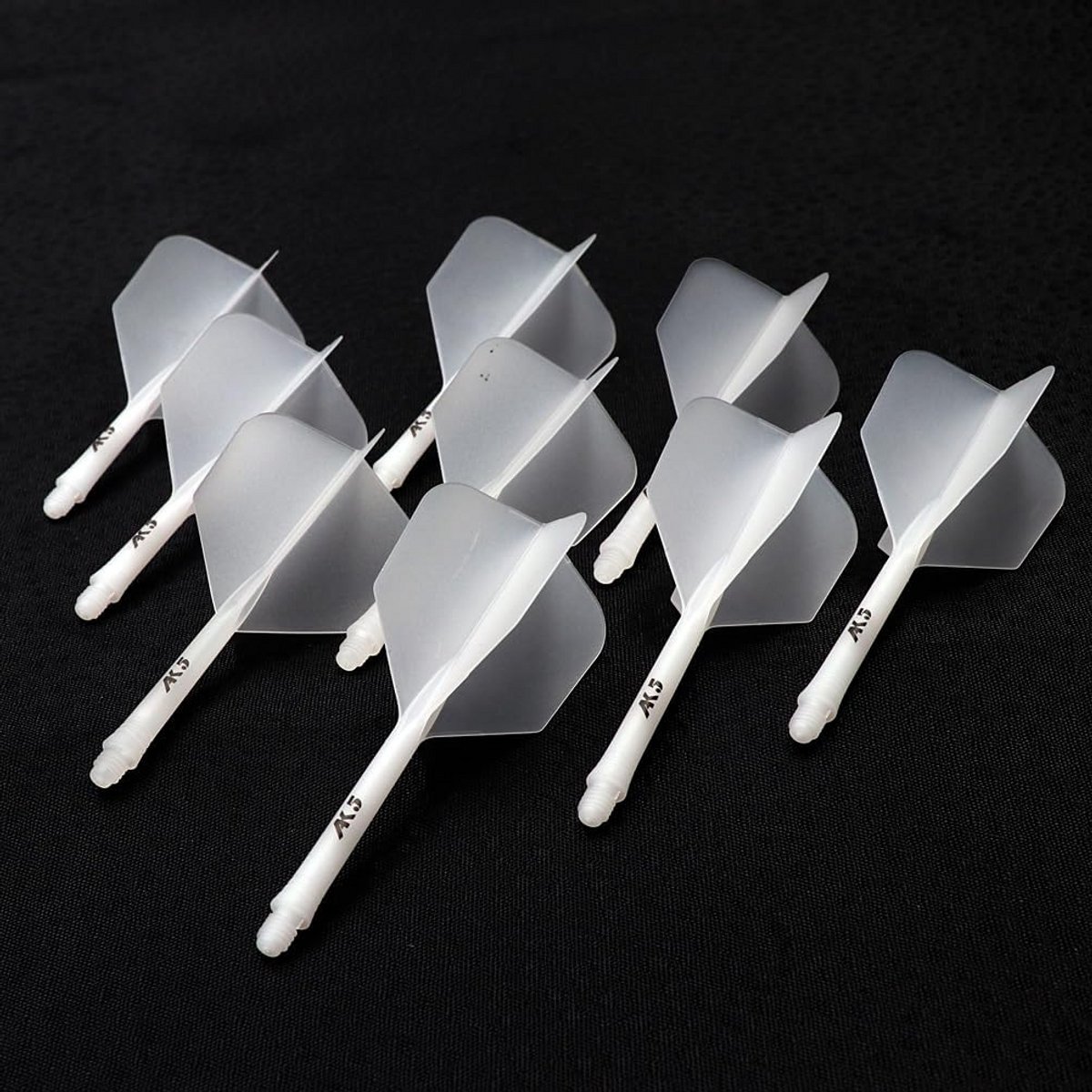 Geïntegreerde Dartshafts met Flights in Diverse Lengtes en Kleuren