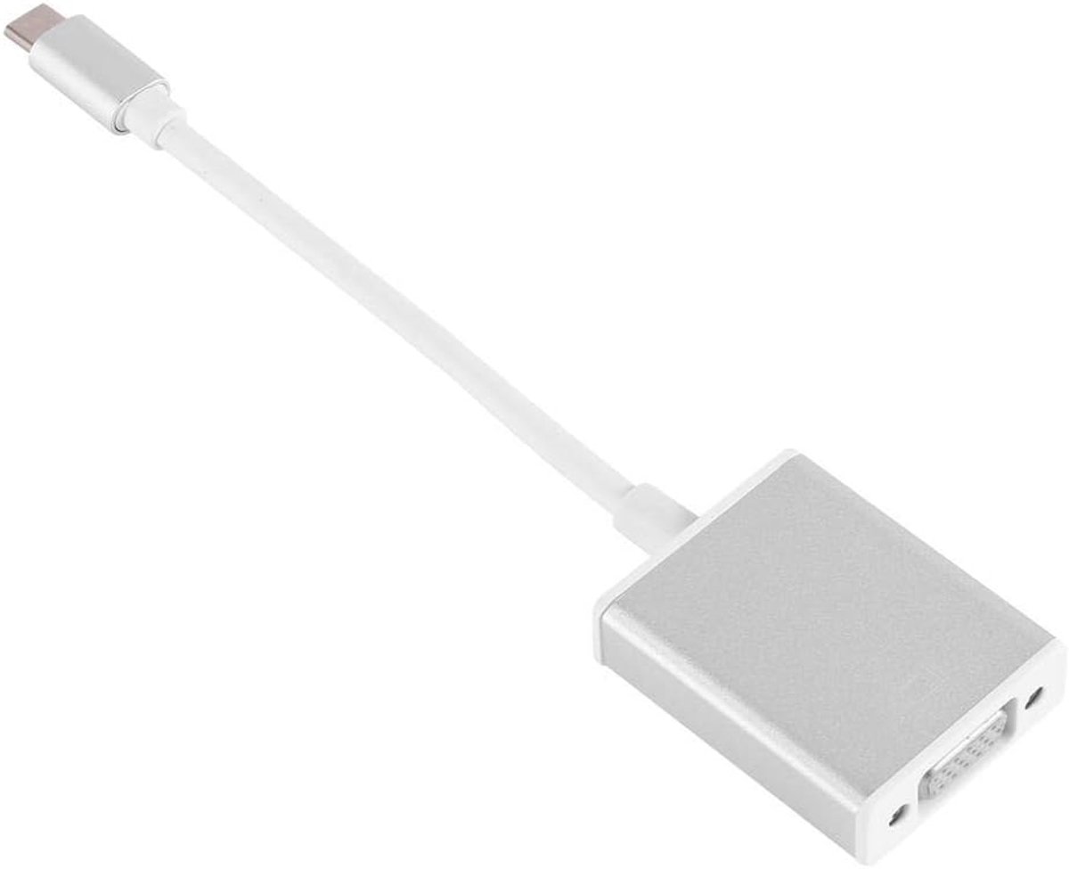 USB-C naar VGA Adapter - Hoge Snelheid Video Converter voor Monitor, Projector en Meer
