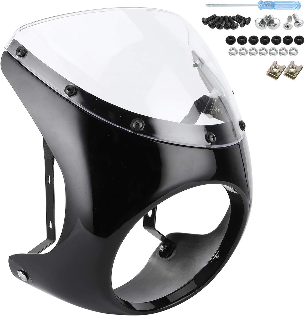 Windgeleiders voor 7 inch Motorfiets Koplampkuip Windscherm
