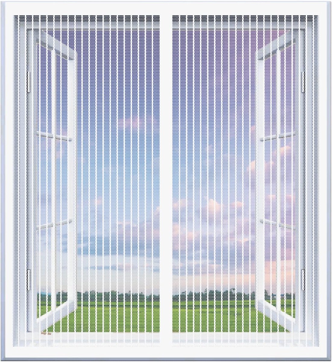 Magnetisch Vliegengordijn voor Deuren 115 x 180 cm - Gemakkelijke Montage