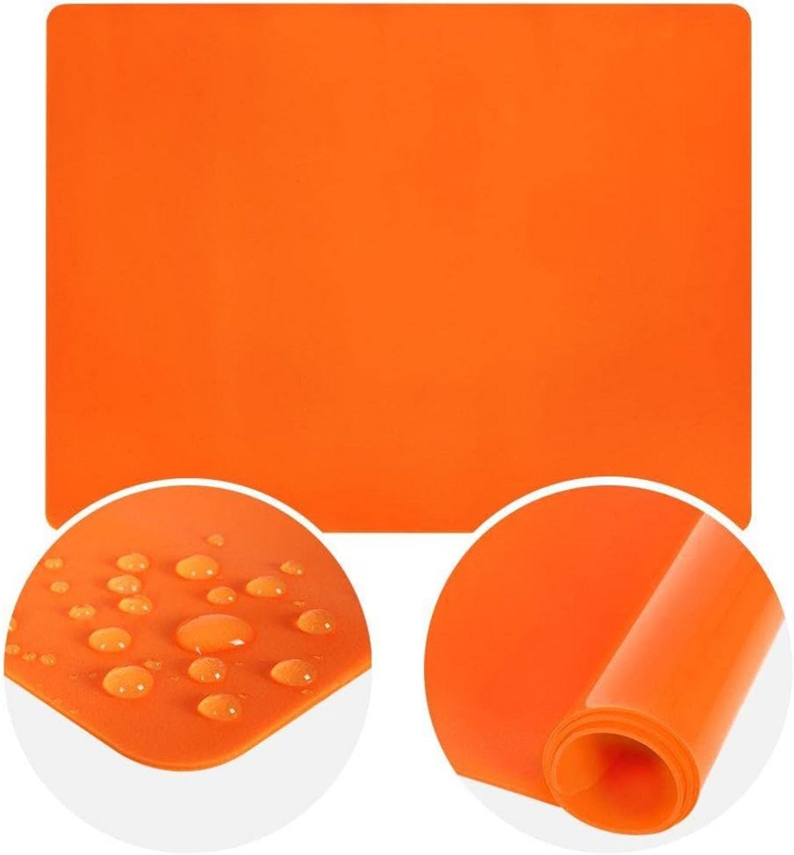 Antislip Siliconen Bakmat 50 x 40 cm - Anti-aanbak Uitrolmat voor Deeg en Bakken