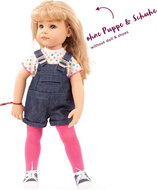 Combi-tuinbroek Set Poppenkleding Maat XL voor Staande Poppen 45-50 cm — afbeelding 5