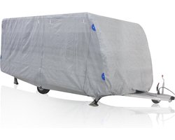 Caravanhoes - Camper beschermhoes - Buitenstalling - UV-bestendig materiaal - 670 x 250 x 220 M - Grijs