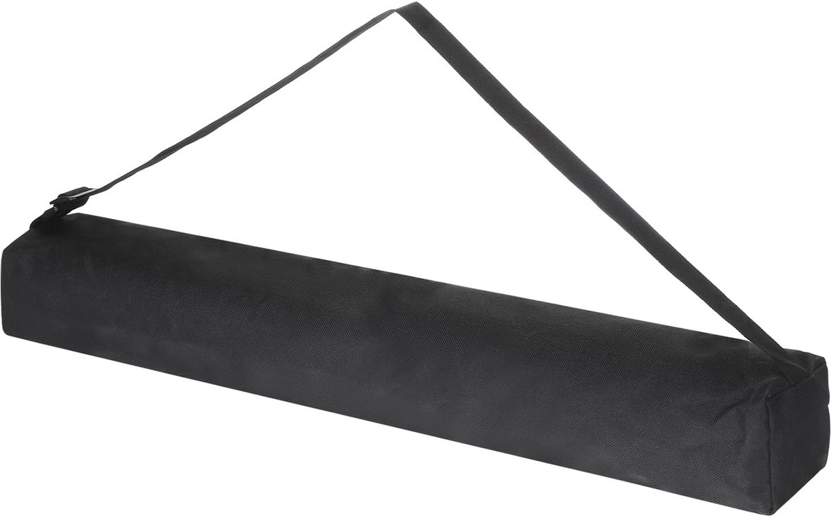 Gewatteerde Statieftas met Handgrepen - Draagtas voor Statieven en Lichten (Zwart, 58x8 cm)