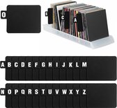 26PCS Houten Platenverdelers, Alfabetische Vinyl Platen Opslagverdelers A Z Platenhouder Organizer