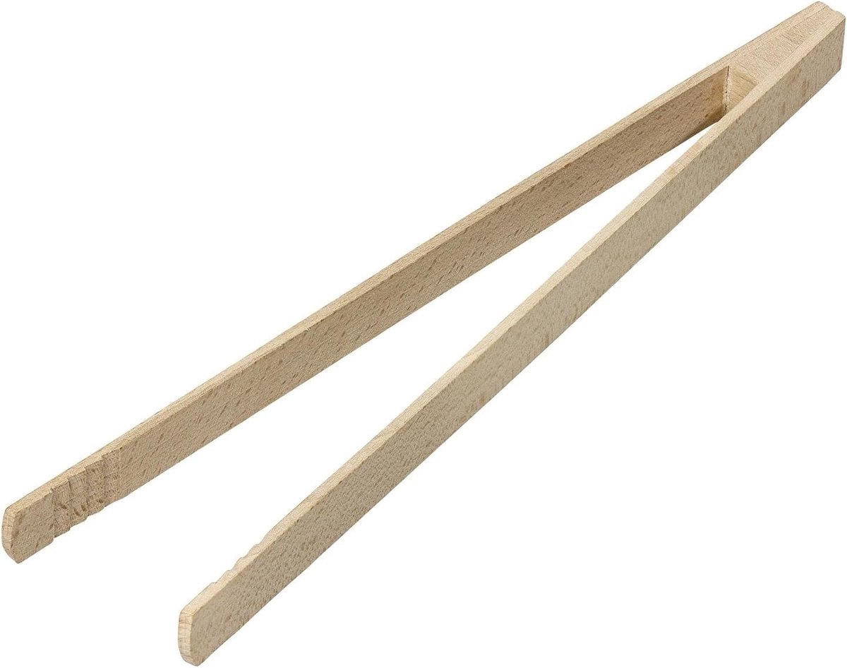 Houten Pincet voor Toast en Brood - Stevig en Duurzaam