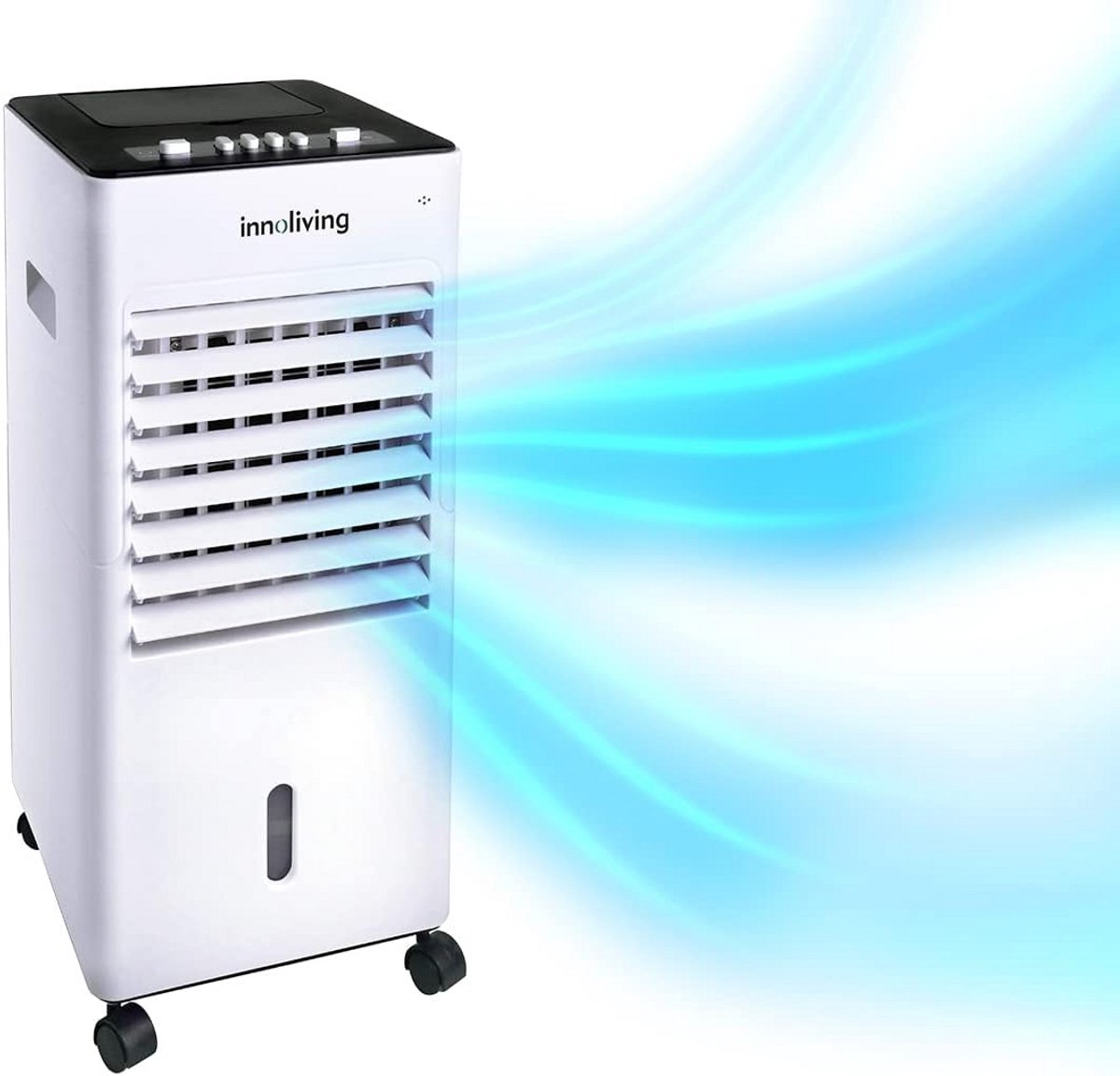 Luchtkoeler - Ventilator - Thuis Koelen - Laag Stroomverbruik - 6 Liter Tank - Wit