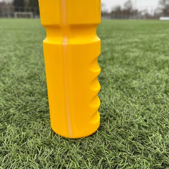 Bidon Geel 750 ml - Blanco Drinkfles met vingergrepen - Tacticcoach — afbeelding 3