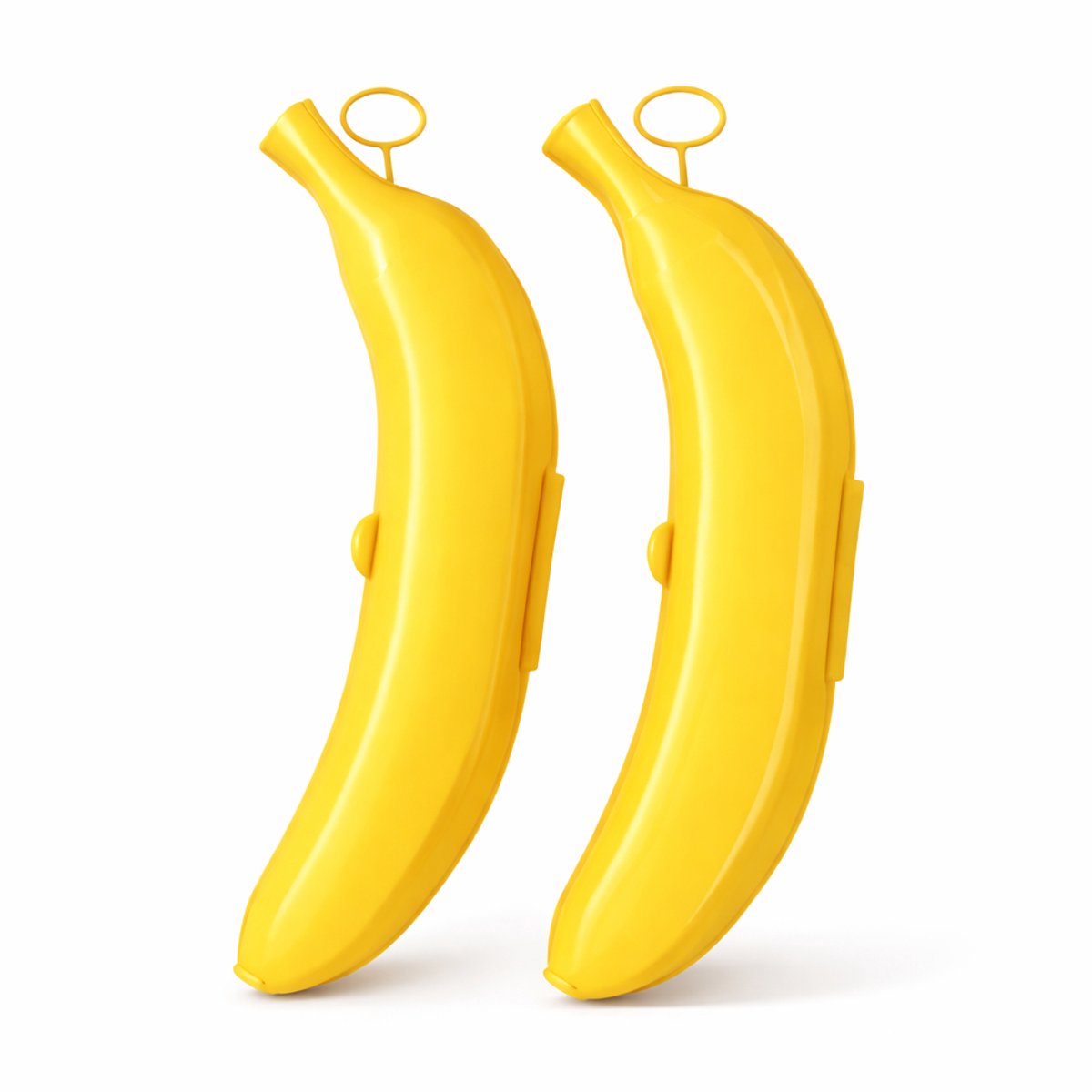Bananendoos - Bananenbox - 2 stuks - Bananenhouder - Bananen Bewaardoos - Beschermer - Vershoudbakjes
