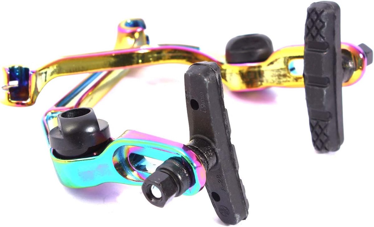 Achterrem - BMX rem - Fietsen - Koud gesmeed aluminium - 186g - Oil Slick