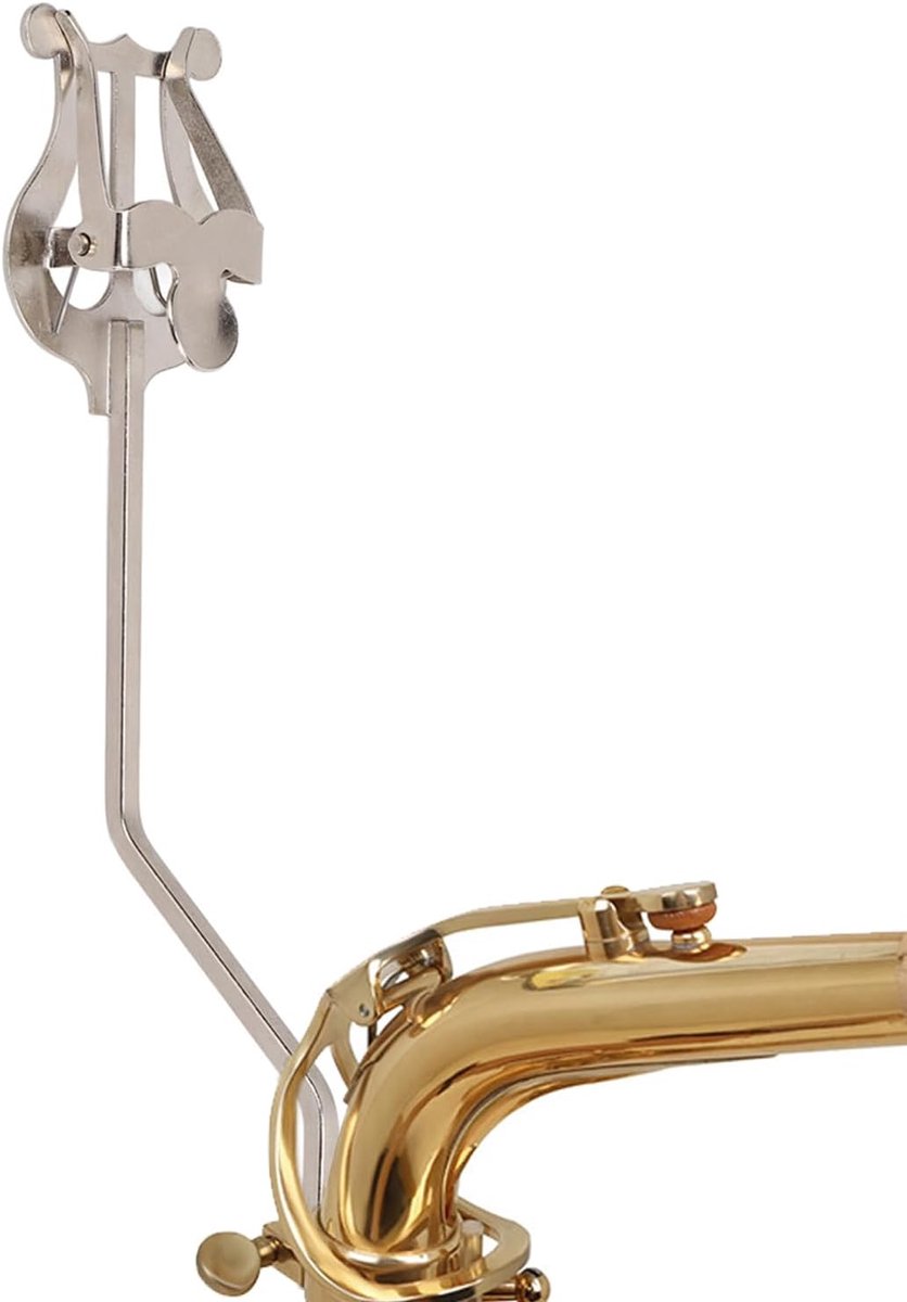 Verstelbare Muziekstandaard voor Altsaxofoon - Ijzeren Cliphouder