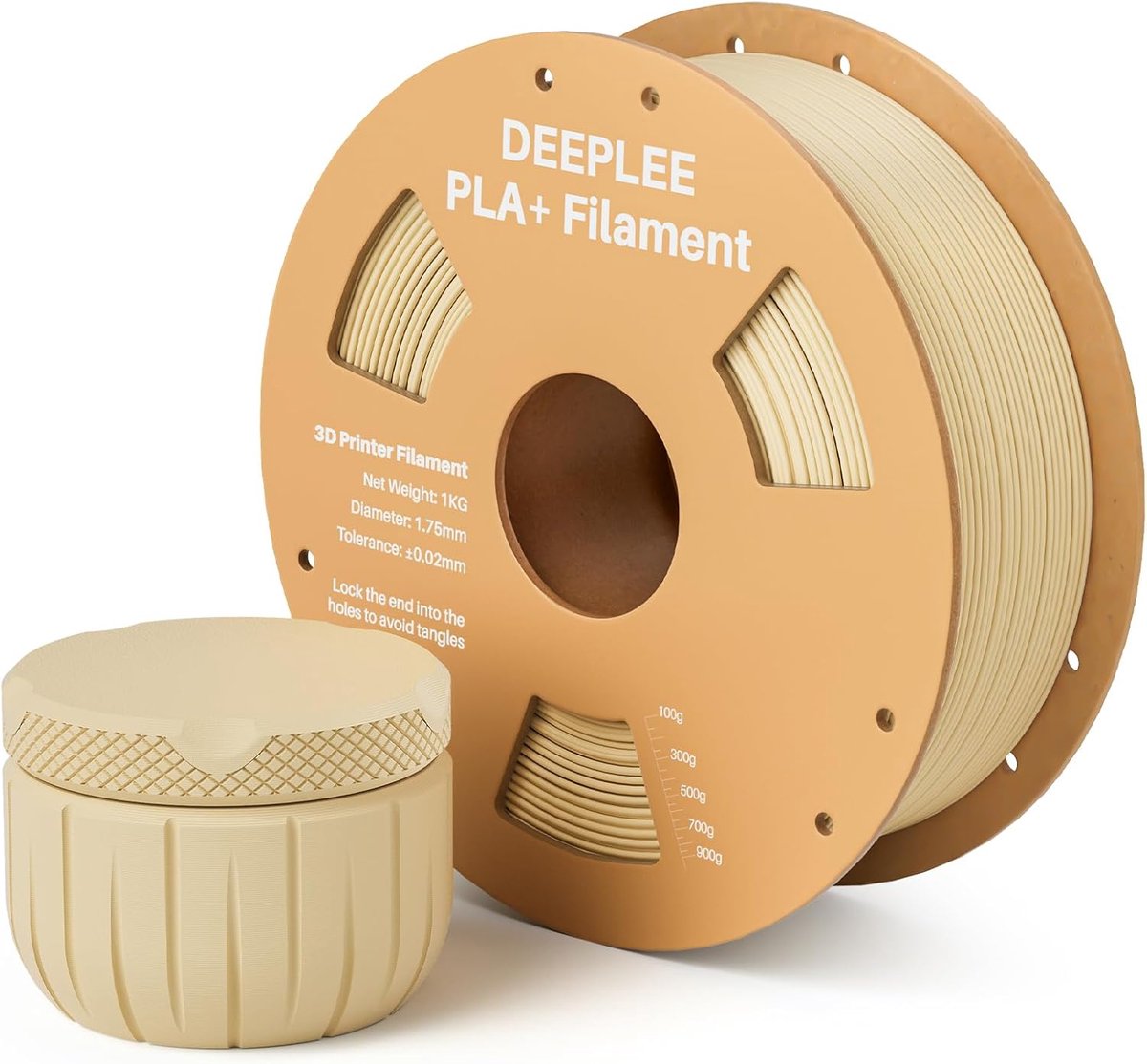 3D Printer Filament - PLA Plus Materiaal - Objecten Printen - Hoge Maatnauwkeurigheid - 1 KG 175 mm - Beige