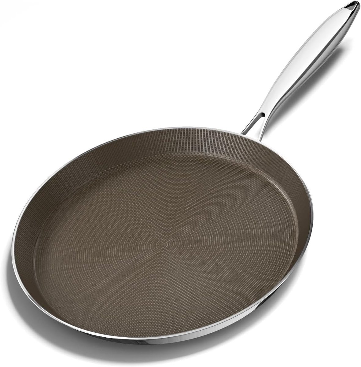 Keramische Crêpe Pan 26 cm Roestvrij Staal PFAS-vrij