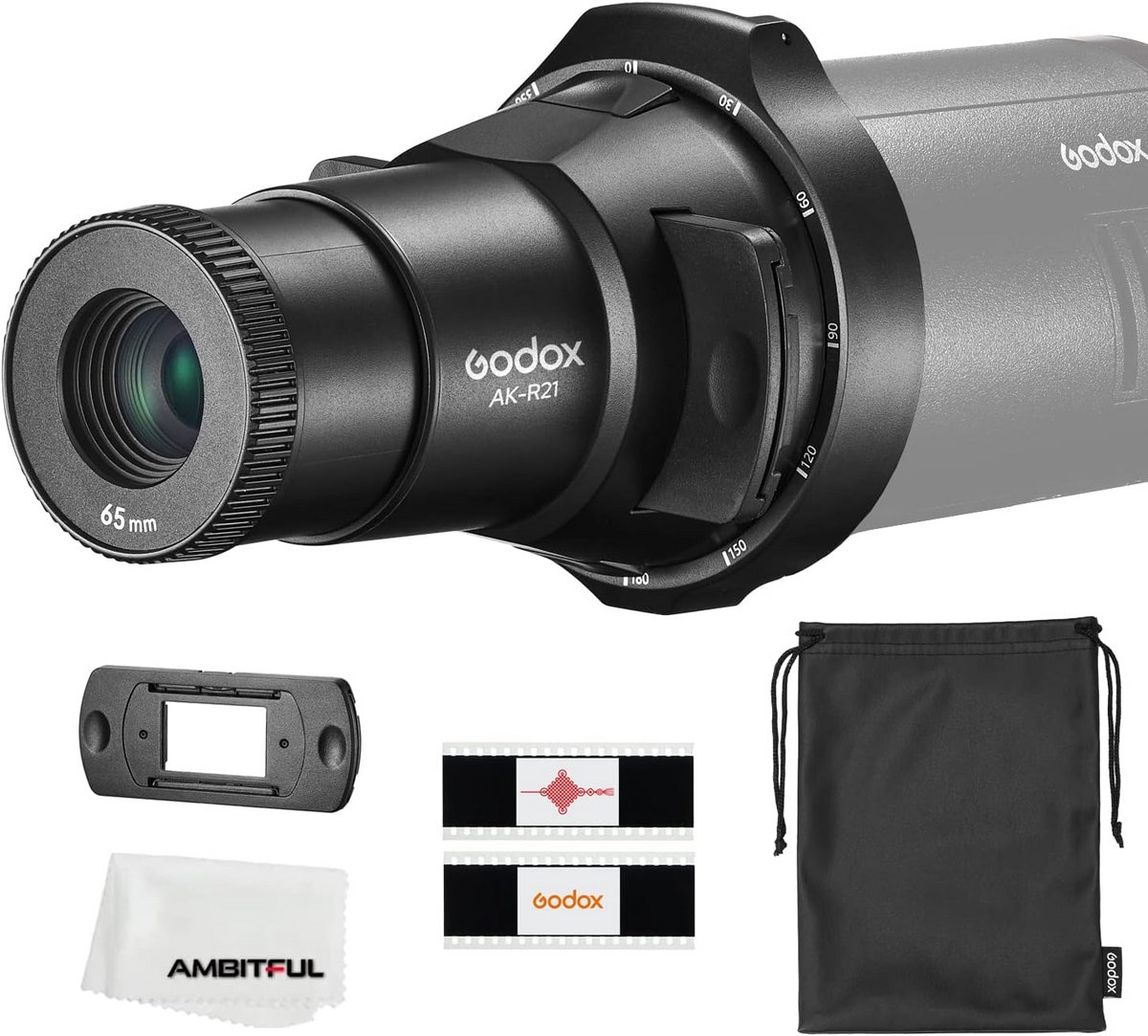 Flitsprojector - Optische Condensator - Fotografie Belichting - Split Focus - 17 x 11 x 14 cm