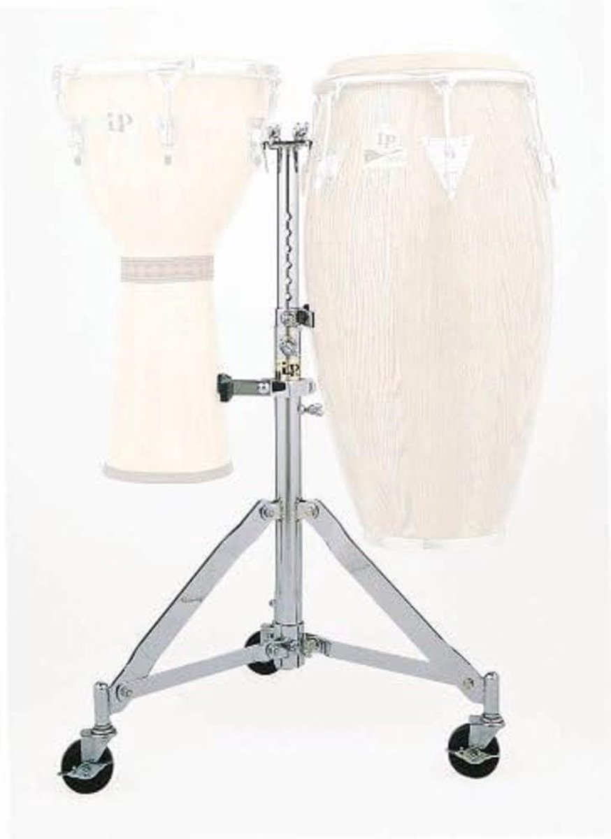 Professionele Djembe Houder voor Conga Standaard - Verchroomd Percussie Accessoire