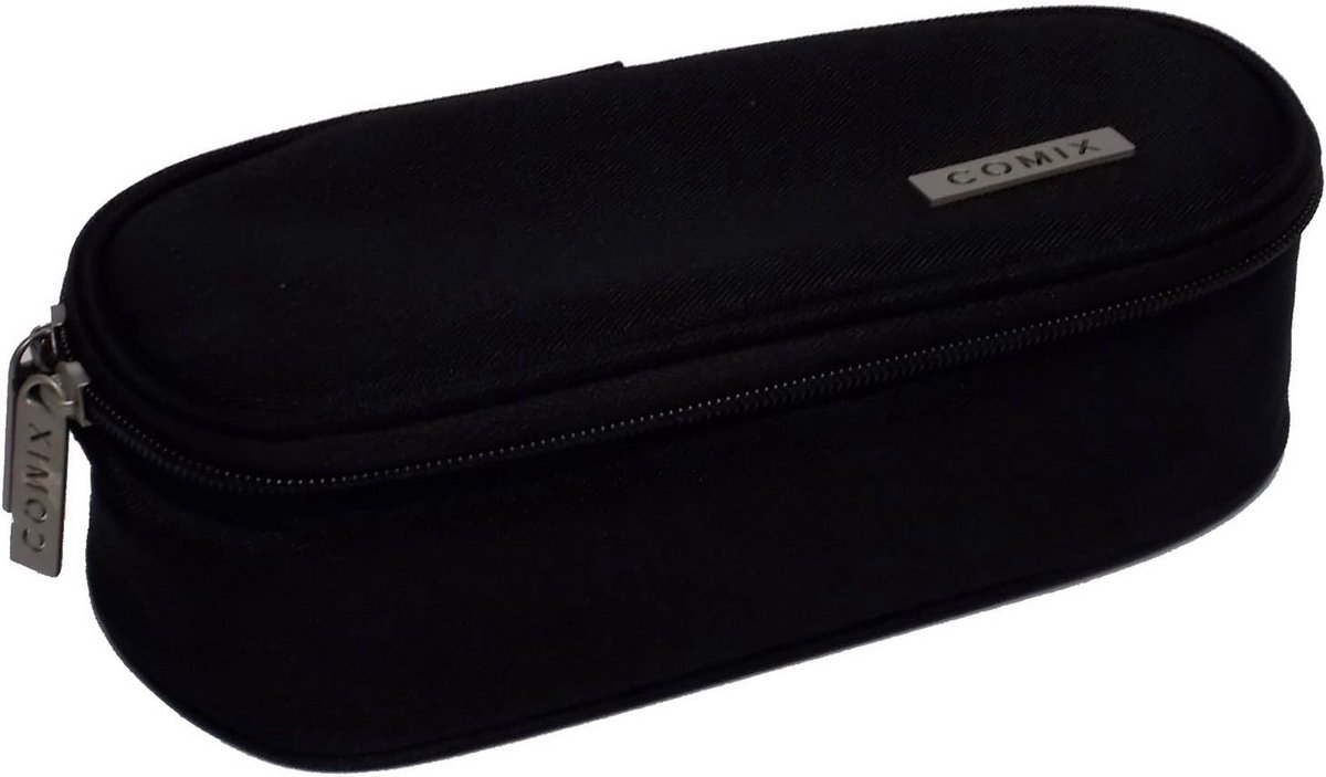 Etui Ovaal - Opbergtas - Kantoor Organisatie - Compact Ontwerp - 23x11x5 cm - Zwart