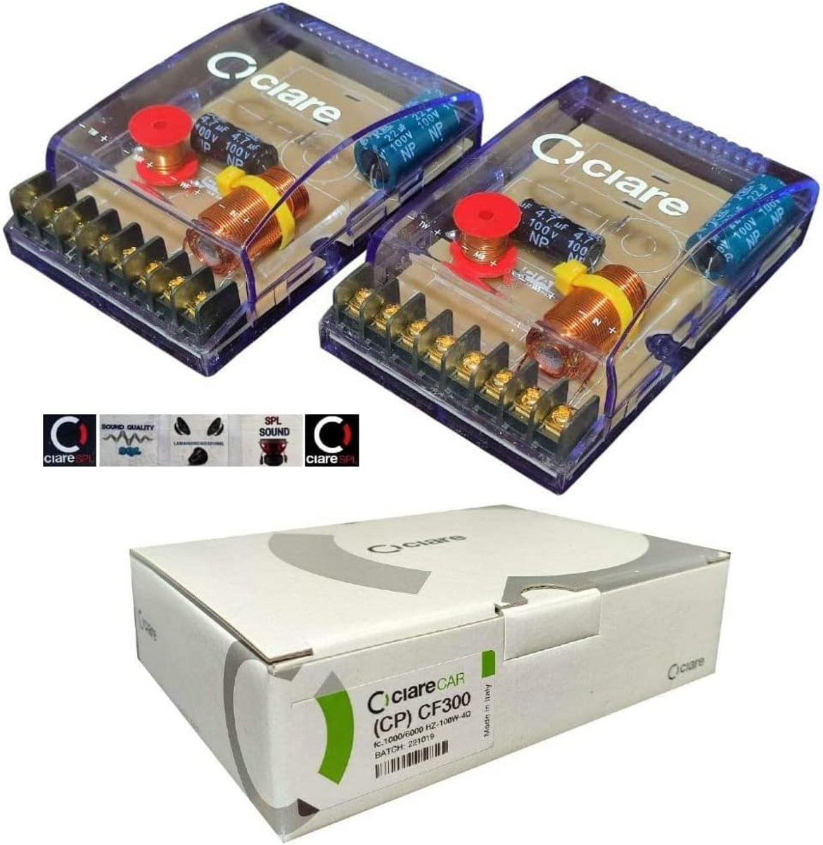 Passieve Crossovers - 3-weg Systeem - Auto Audio - 100W RMS Per Kanaal - 4 Ohm