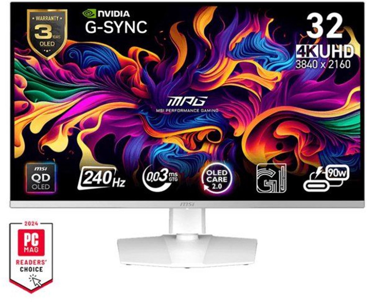 MSI MPG 321URXW QD-OLED Gaming Monitor 31.5" 4K Ultra HD - MSI Computer Europe - €798,24