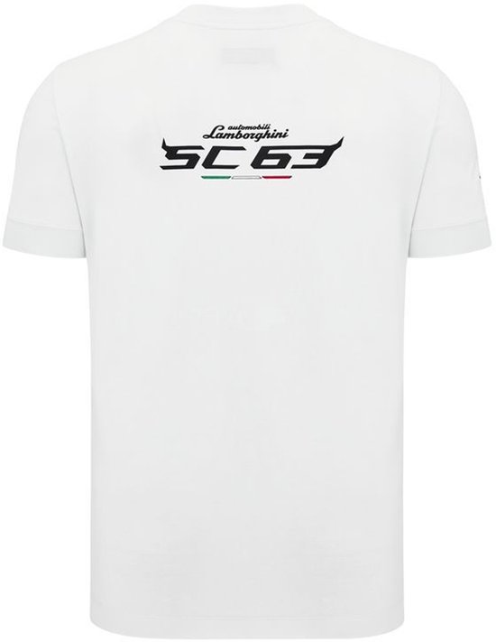 Lamborghini Squadra Corse Men Sportswear Jersey Wit Small van Merkloos — afbeelding 2