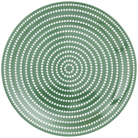 Bo-Camp Servies - Mix & Match - 16-Delig - Melamine - Groen - Leaf van Merkloos — afbeelding 2