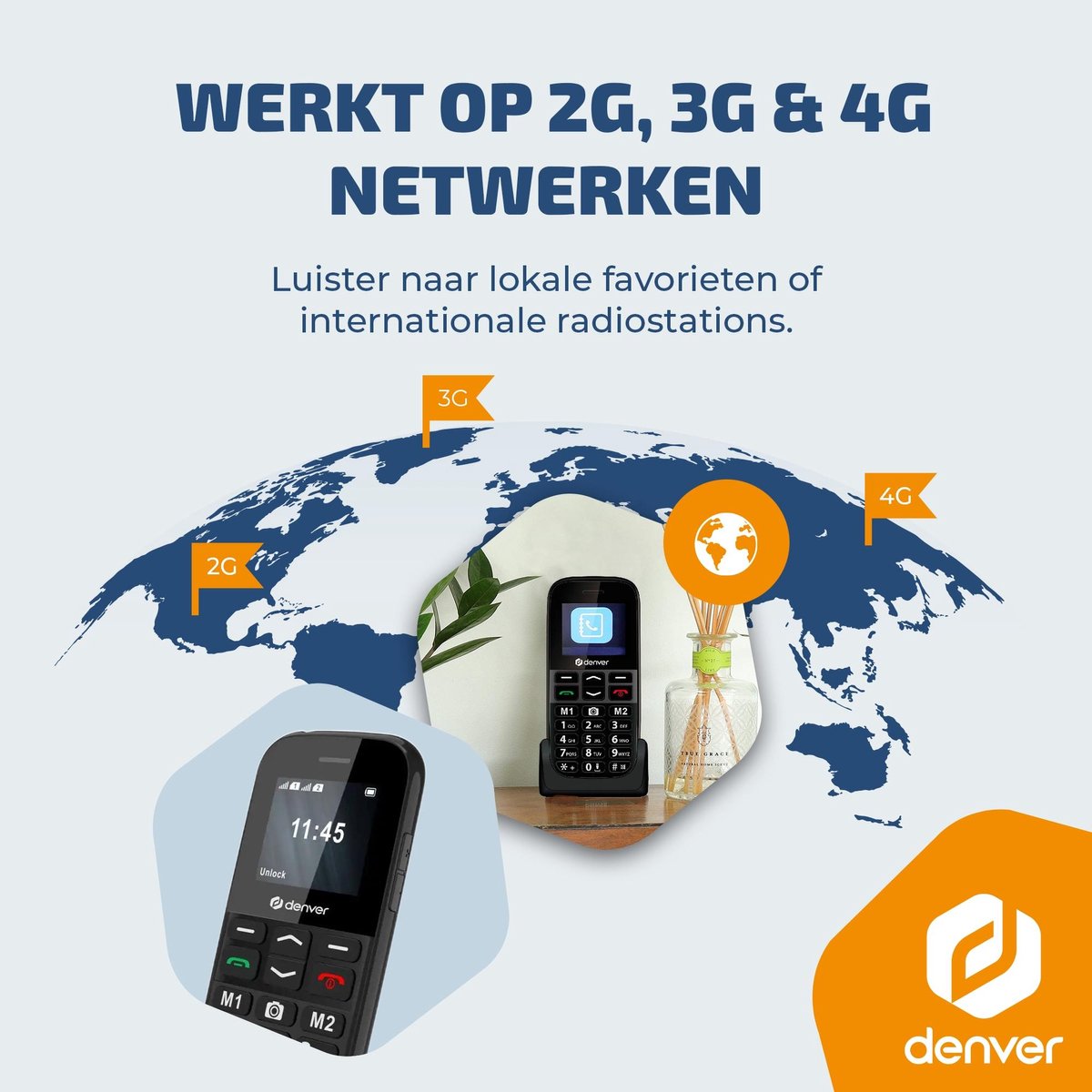 Denver - 4G Senioren Mobiele Telefoon Simkaart Gel Met Oplaadstation Grote Letters Toetsen Big Button Gsm Seniorentelefoon Klaptelefoon Zwart 1086626370 Denver - 4G Senioren Mobiele Telefoon Simkaart Gel Met Oplaadstation Grote Letters Toetsen Big Button Gsm Seniorentelefoon Klaptelefoon Zwart 1086626370