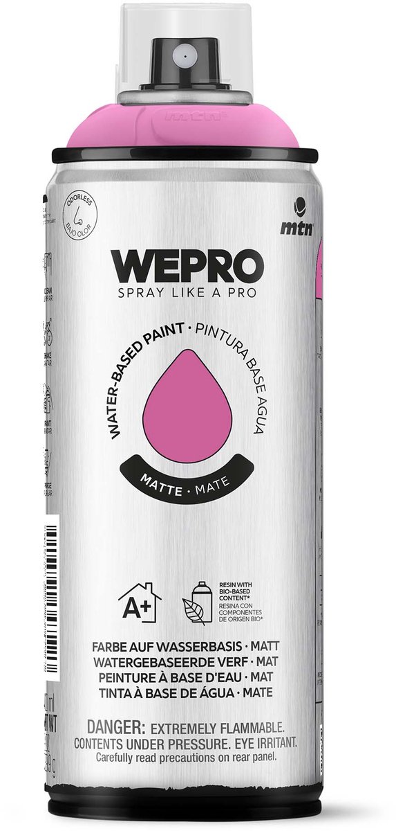 Spuitbus Roze Peppa Mat MTN WEPRO WATER-BASED PAINT 400ML