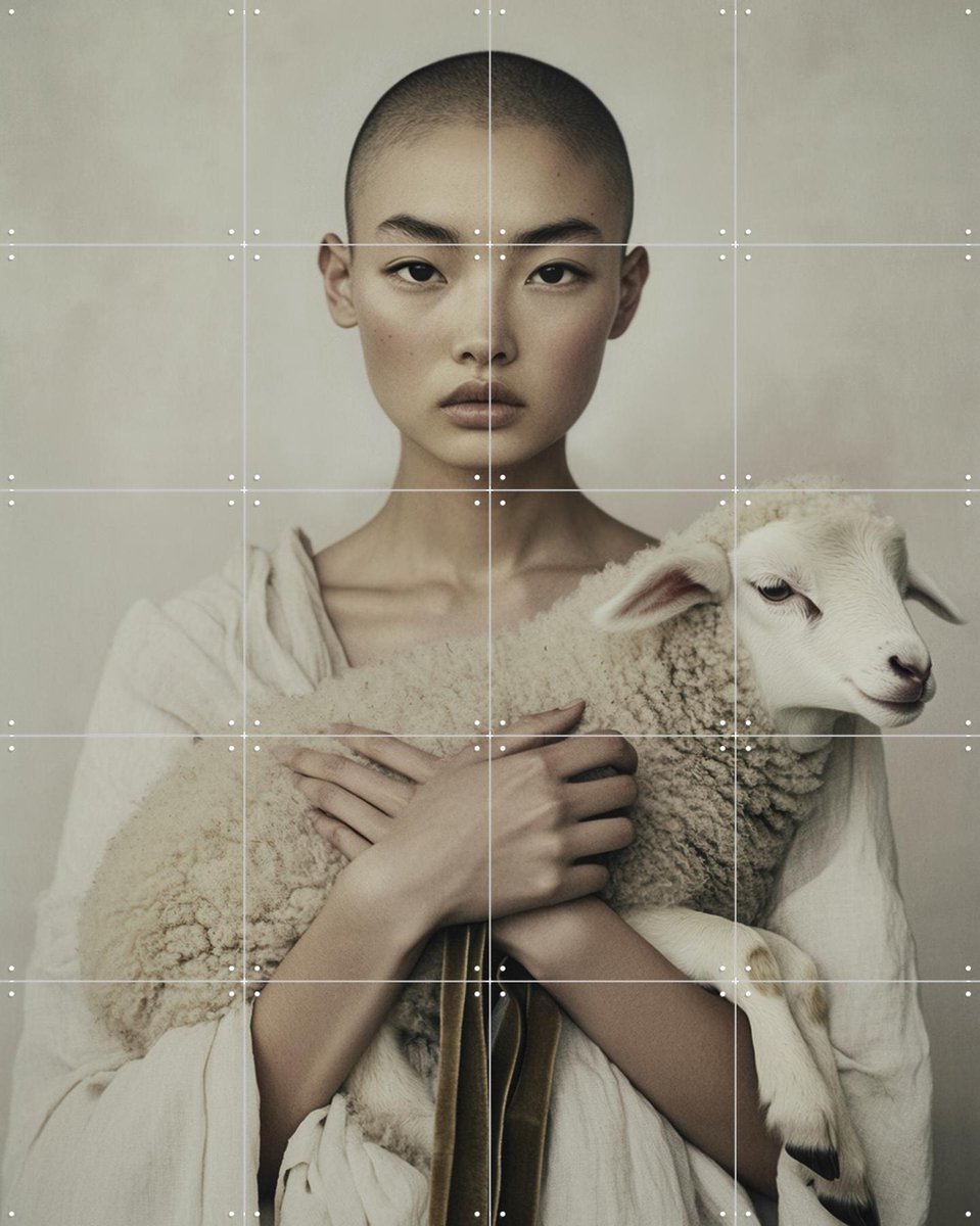 IXXI Chi, STUDIO HANNAH LEMHOLT - 80 x 100 cm - Gratis ophangtool - Grote wanddecoratie en posters - Naturalisme, Realisme, Fotografie, Slaapkamer