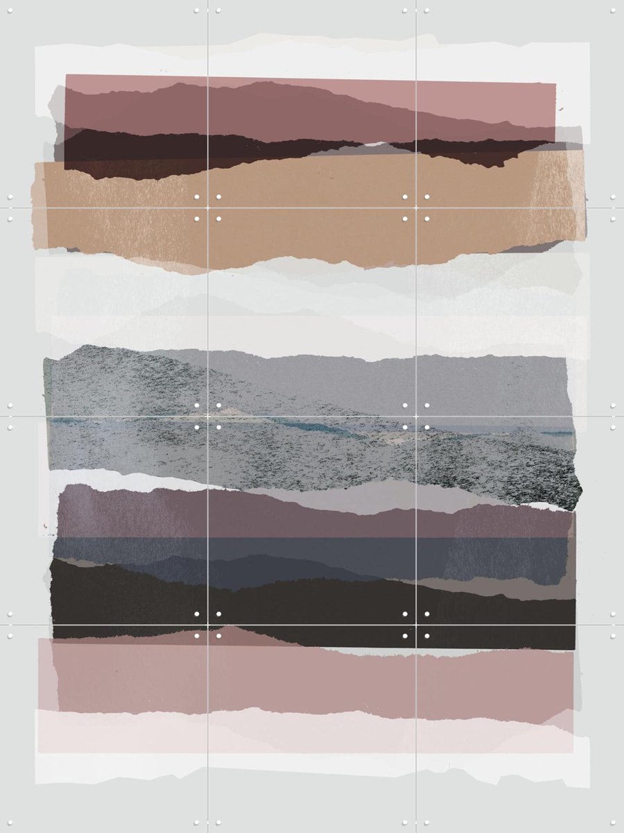 IXXI Pieces 16, Mareike Böhmer - 60 x 80 cm - Gratis ophangtool - Grote wanddecoratie en posters - Minimalisme, Gemengde Technieken, Digitale Kunst