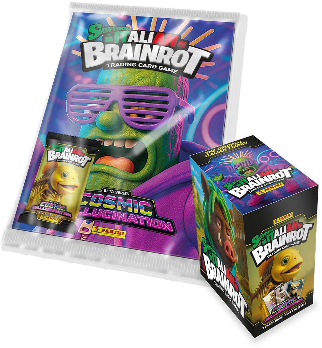 Skifidol Italian Brainrot 2 Trading Cards - Promo Pack in het Engels Panini