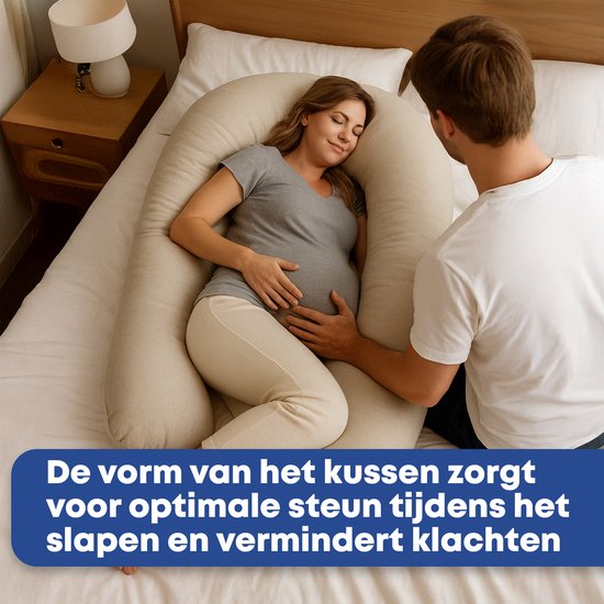 Therapeutisch zwangerschapskussen in C-vorm voor het hele lichaam Therapeutisch zwangerschapskussen in C-vorm voor het hele lichaam