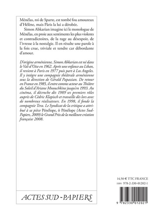 Ménélas rapsodie