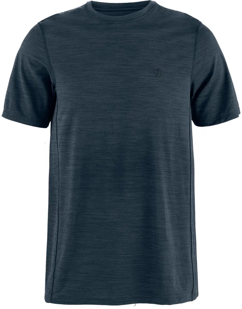 Fjällräven Abisko Lite T-shirt Met Korte Mouwen Blauw XL Man