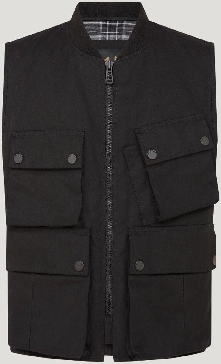 Belstaff Windermere Zwart Motorvest - Jas