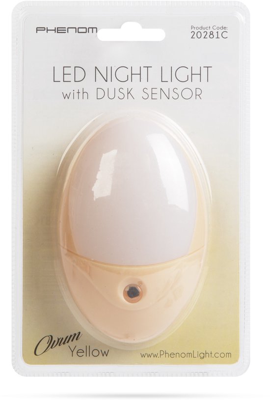 LED Stopcontact Stekker Nachtlampje - Met Lichtsensor - 240V - 6x LED (Koel Wit 6000K) - 0,5W - \~20 Lumen - Automatisch Aan/Uit - Energiezuinig - 30.000u Levensduur - Voor Slaapkamer, Gang & Kinderkamer [20281C] van Merkloos — afbeelding 2