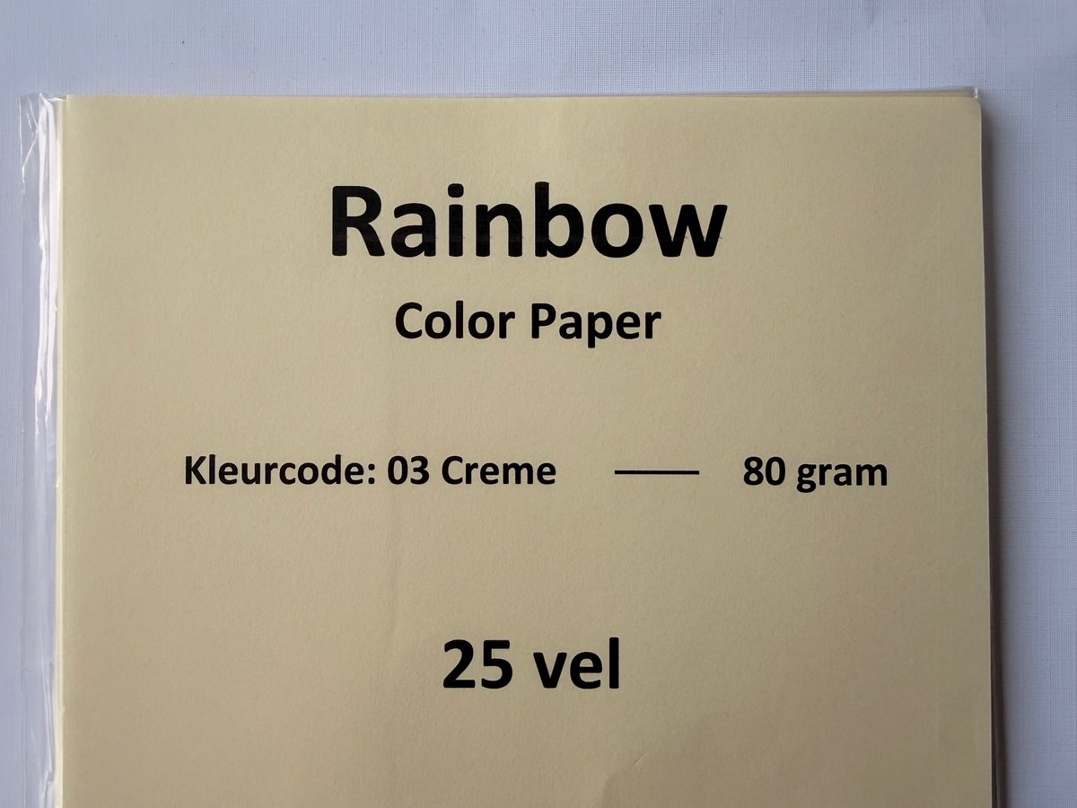 Rainbow Kl-03 Creme 80 gram papier