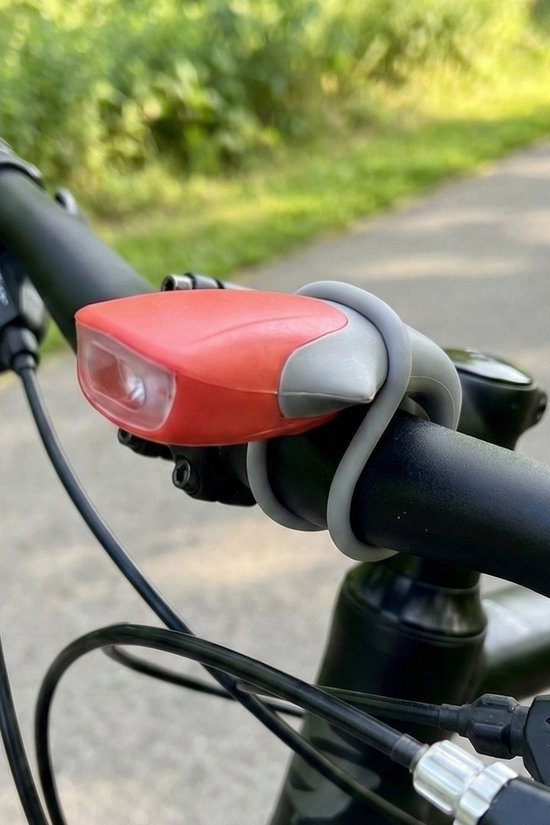 Oneay LED Fietslamp Clip-On 2 Stuks - 2 Lichtstanden Veiligheidslamp voor Fiets, Rollator, Rolstoel en Wandelstok — afbeelding 3