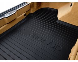 Frogum Dry Zone Kofferbakmat - Geschikt voor Kia Niro EV (vanaf 2022) - Voor de lage laadvloer - TPE Rubber - Geurloos - Hoogte Rand 4cm - Zwart