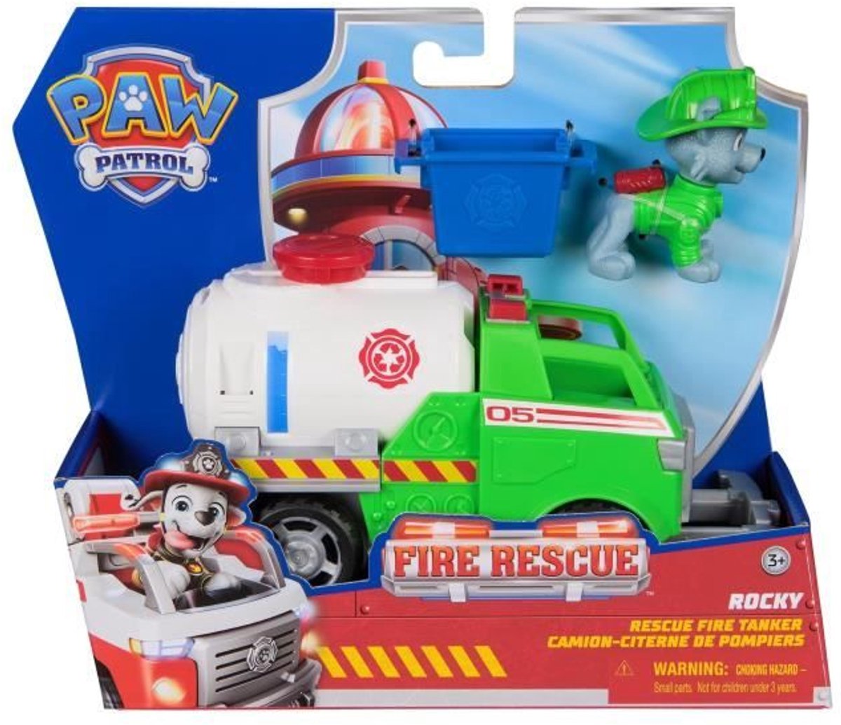 PAW Patrol - Brandweerredding - Rocky's brandweertanker - speelgoedvoertuig met speelfiguur — afbeelding 16