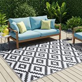 Homcomodar Outdoortapijt, weerbestendig, 180 x 270 cm Homcomodar Outdoortapijt, weerbestendig, 180 x 270 cm