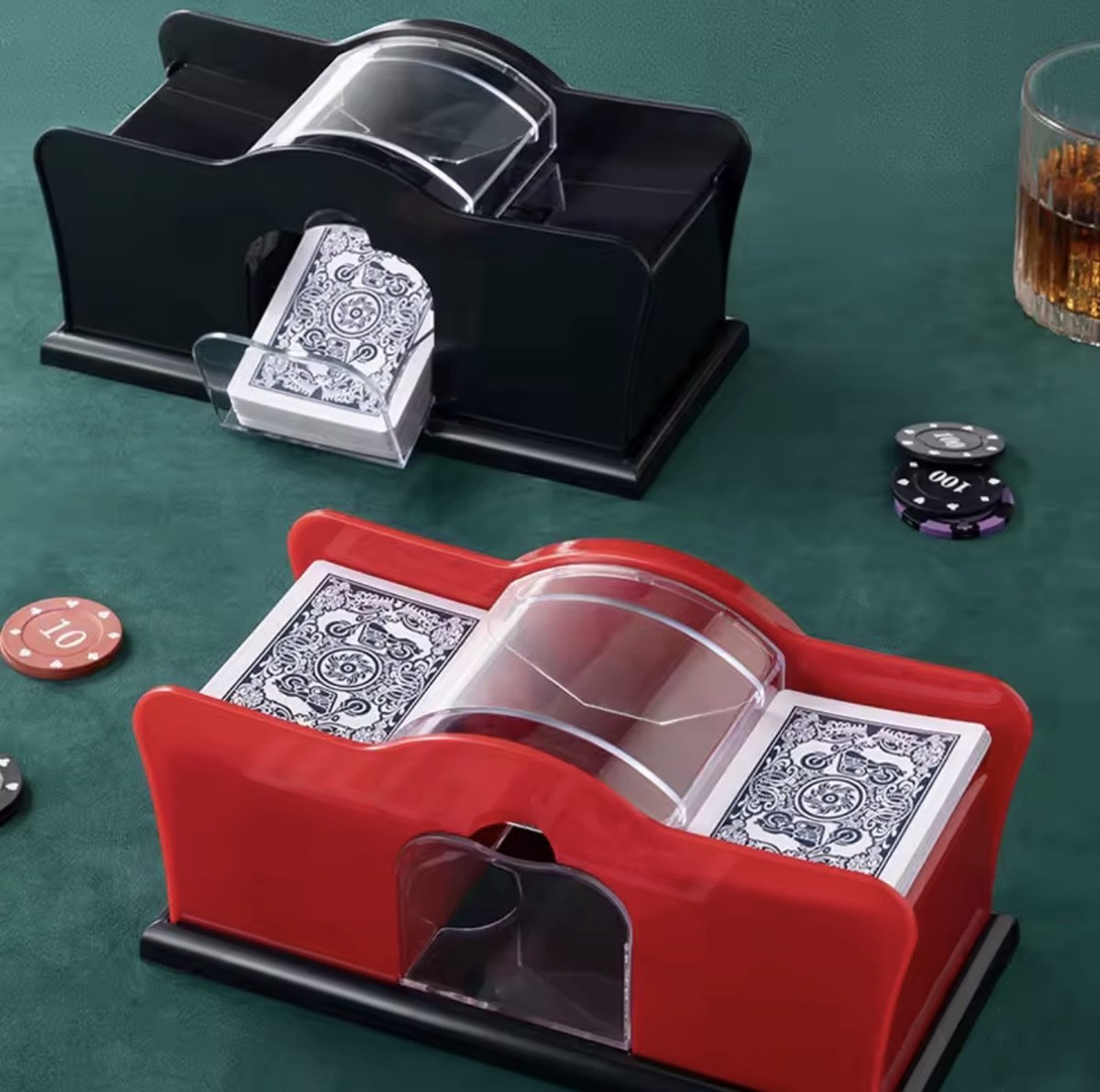 CFY Automatische Kaarten Schudmachine – Voor Poker & Kaartspellen – Compact Model - i1.5