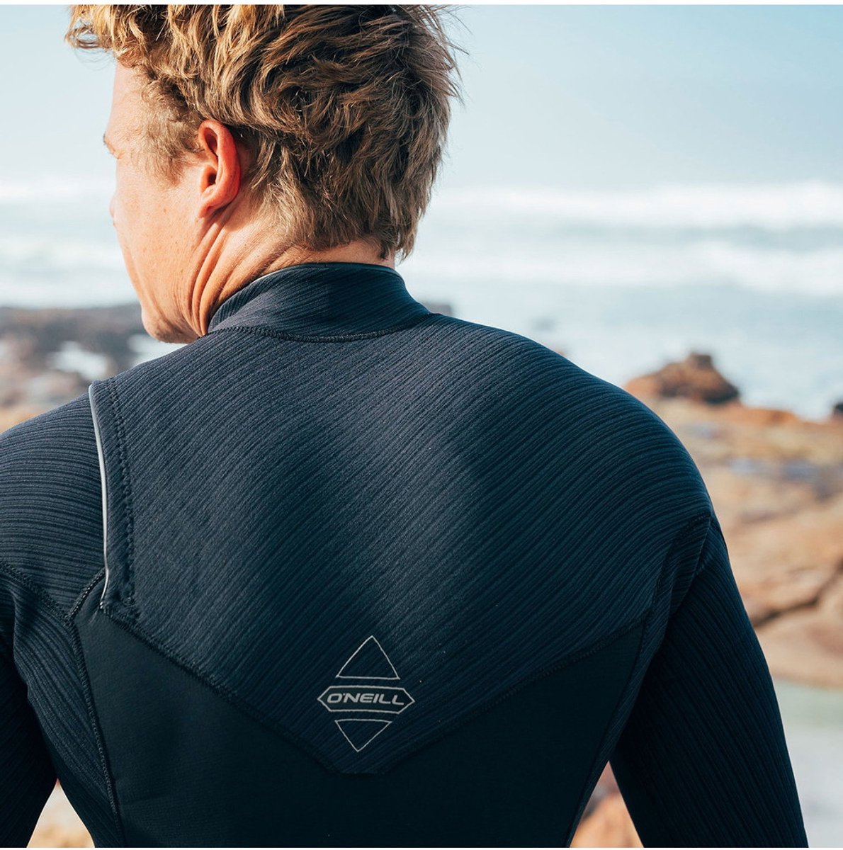 2026 O'Neill Heren Hyperfreak+ 5/4mm Borst Ritssluiting Wetsuit -