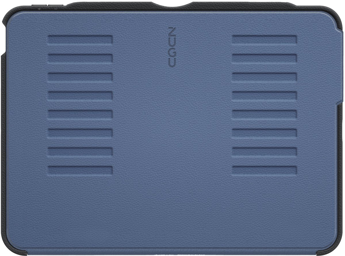 Zugu case Hoesje iPad Air 11 (M2-M4) & Air 10.9 (4th/5th gen) – Verstelbare Magnetische Standaard – Veilige Magnetische Montage – Draadloze Apple Pencil Oplaadcompatibiliteit - Blauw