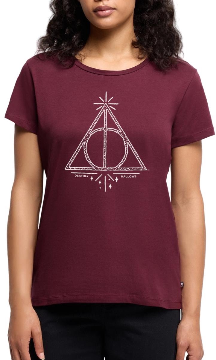 Harry Potter Het dodelijk heilig-logo Premium T Shirt Dames