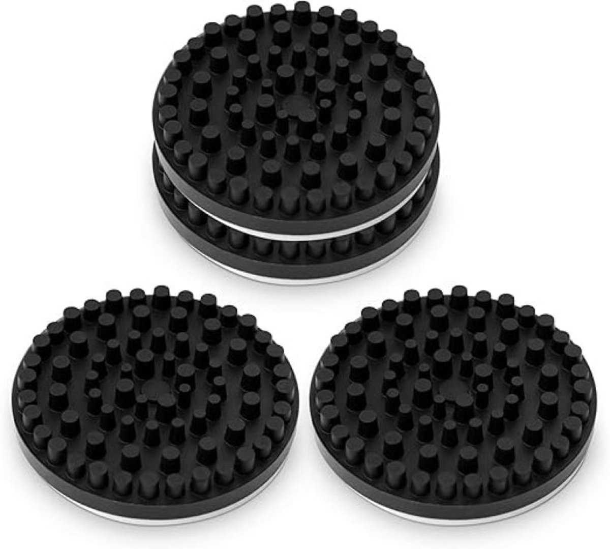 Siliconen trillingsdempers (4 stuks) - Zelfklevende demperset geschikt voor platenspeler, geluidinstallatie, home cinema-set en speakers