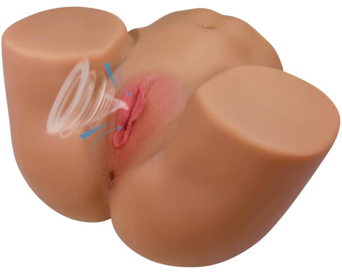 CRAZY BULL Masturbator With Vibration, Suction Effect And Voice 5.5 Cm